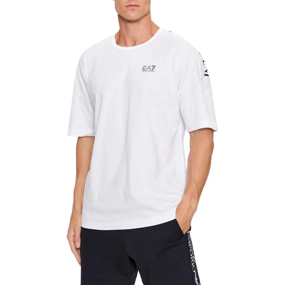 Мужская футболка с круглым вырезом EA7 T Shirts EMPORIO ARMANI