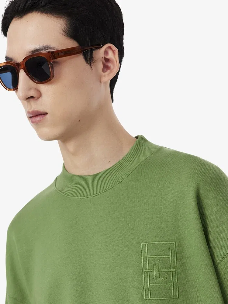 Свитшот с логотипом LACOSTE, Green — фото 2