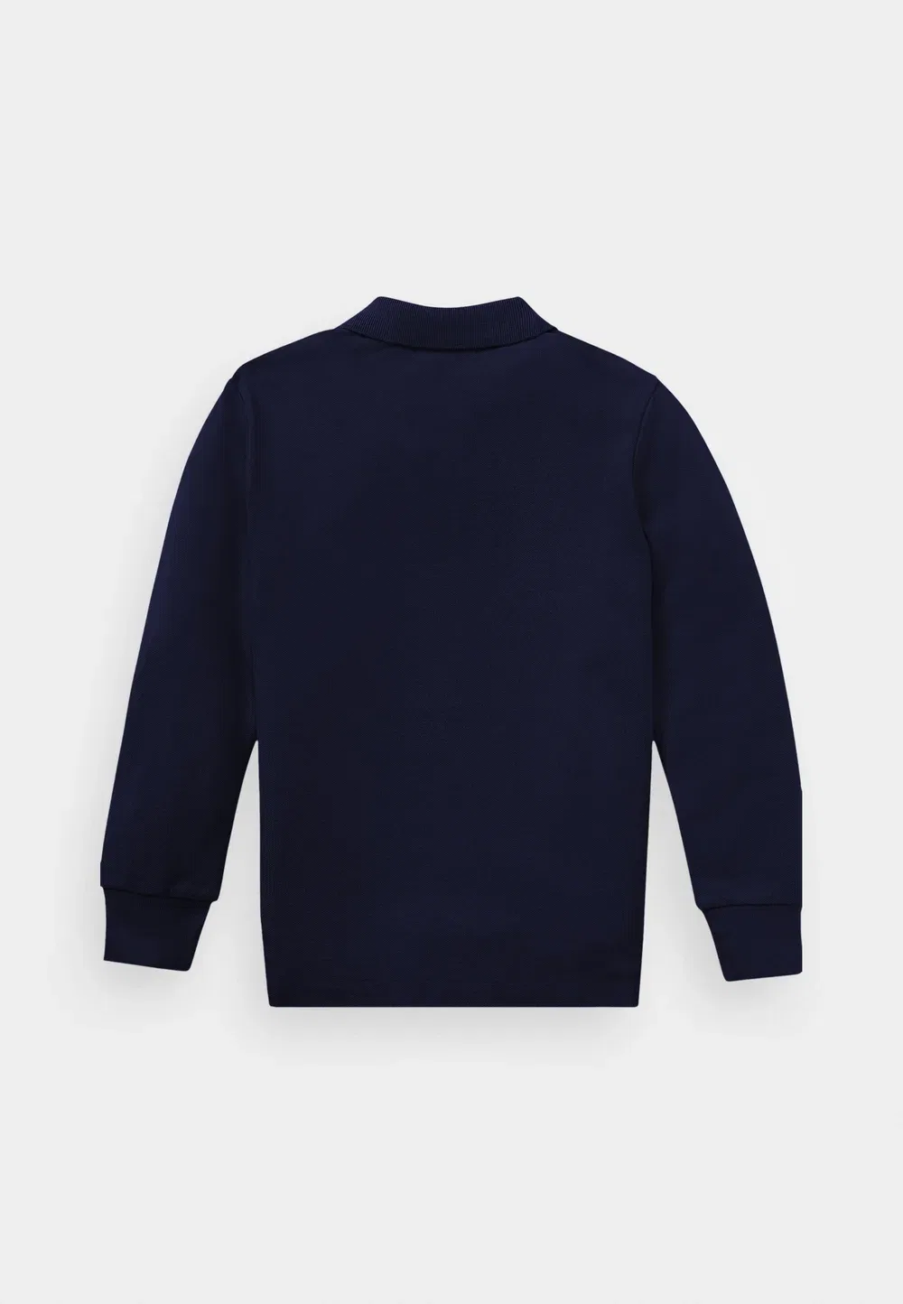 Хлопковая рубашка-поло с длинными рукавами - рубашка-поло Polo Ralph Lauren, Navy — фото 2