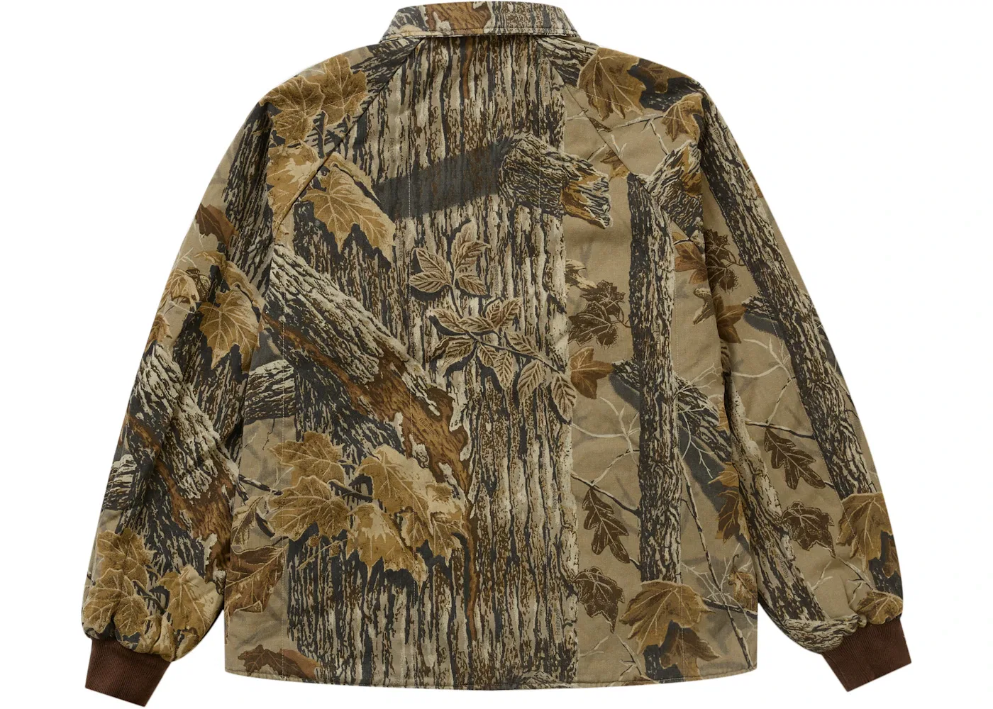 Мужская куртка-пуховик стеганая с принтом Supreme RealTree Snow Camo — фото 4
