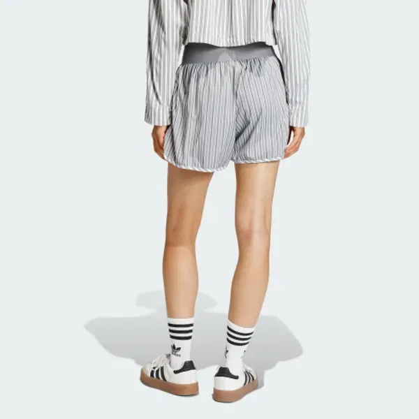 Шорты свободного кроя из поплина, Adidas, черный — фото 3