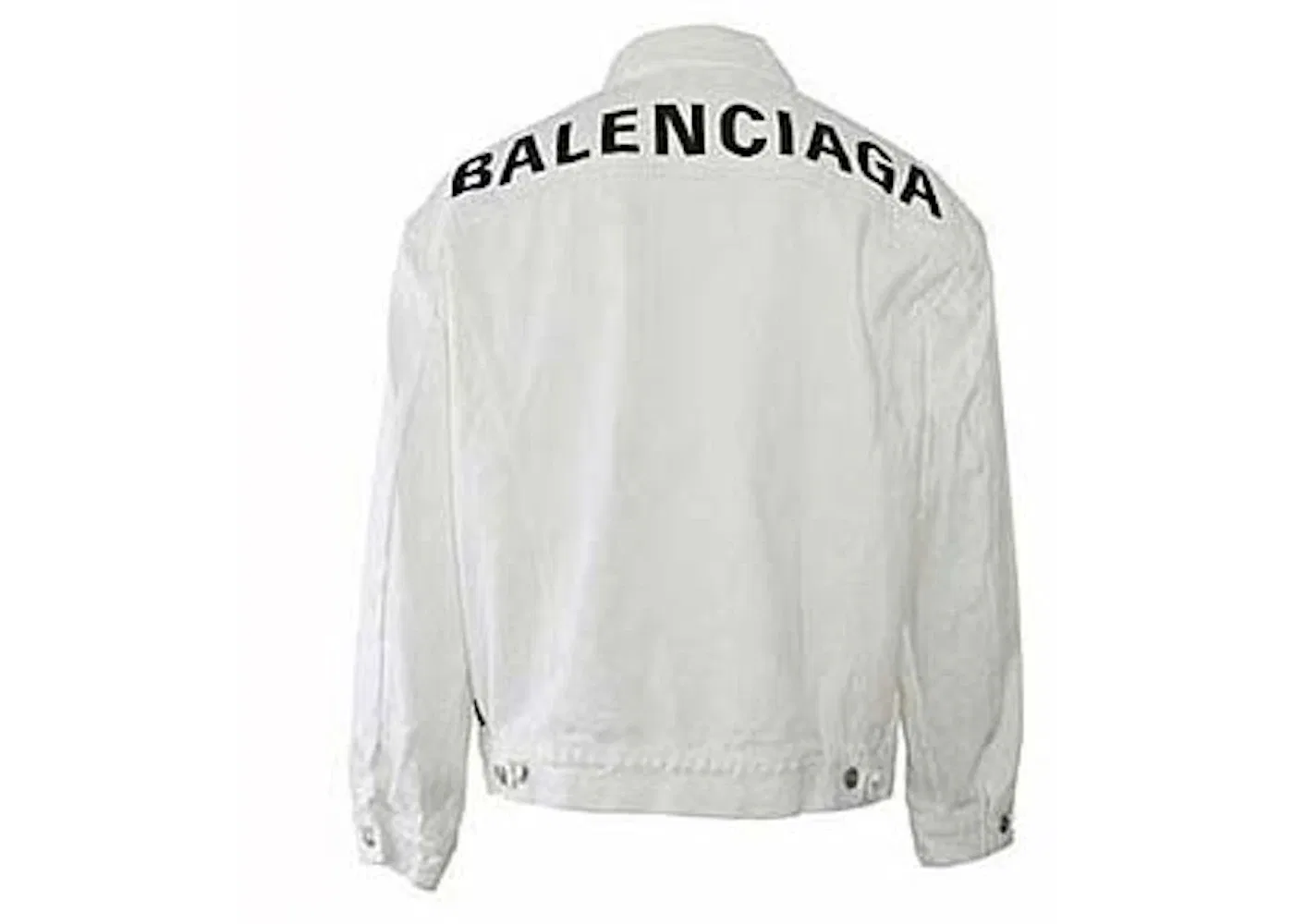 Мужская джинсовая куртка от Balenciaga, White/Black