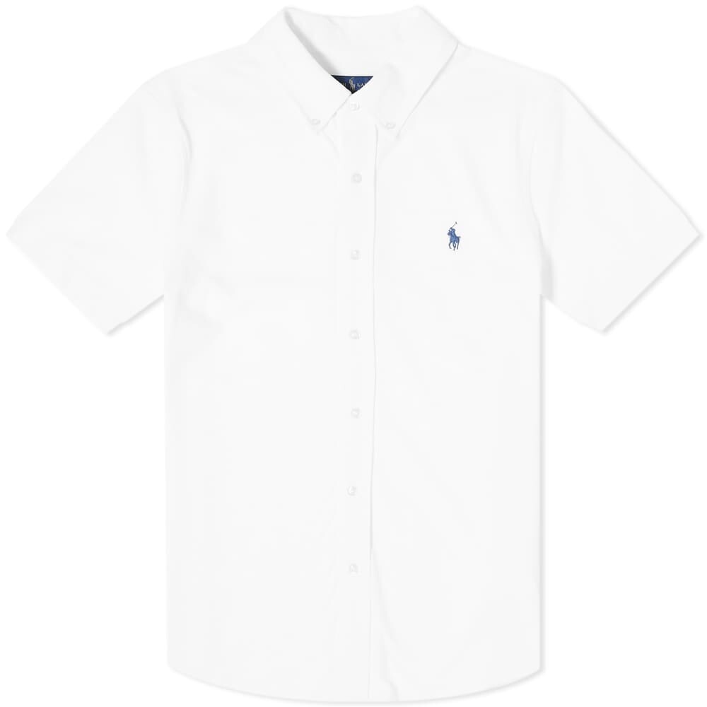 

Рубашка Polo Ralph Lauren Short Sleeve Pique Button Down Shirt