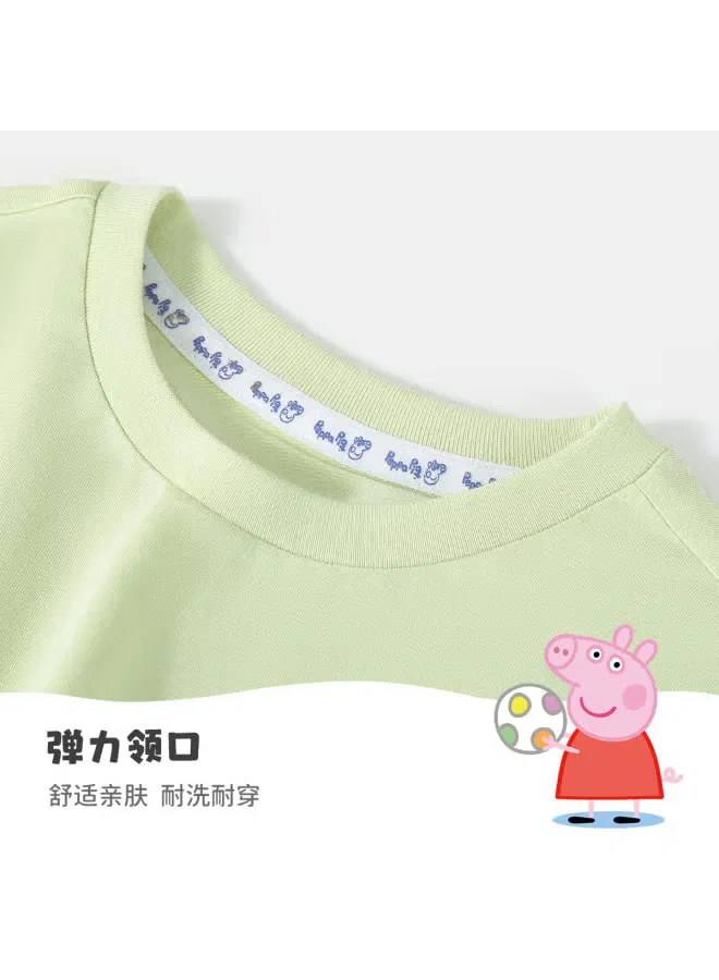 Комплект летний с коротким рукавом Peppa Pig, изумрудный — фото 4