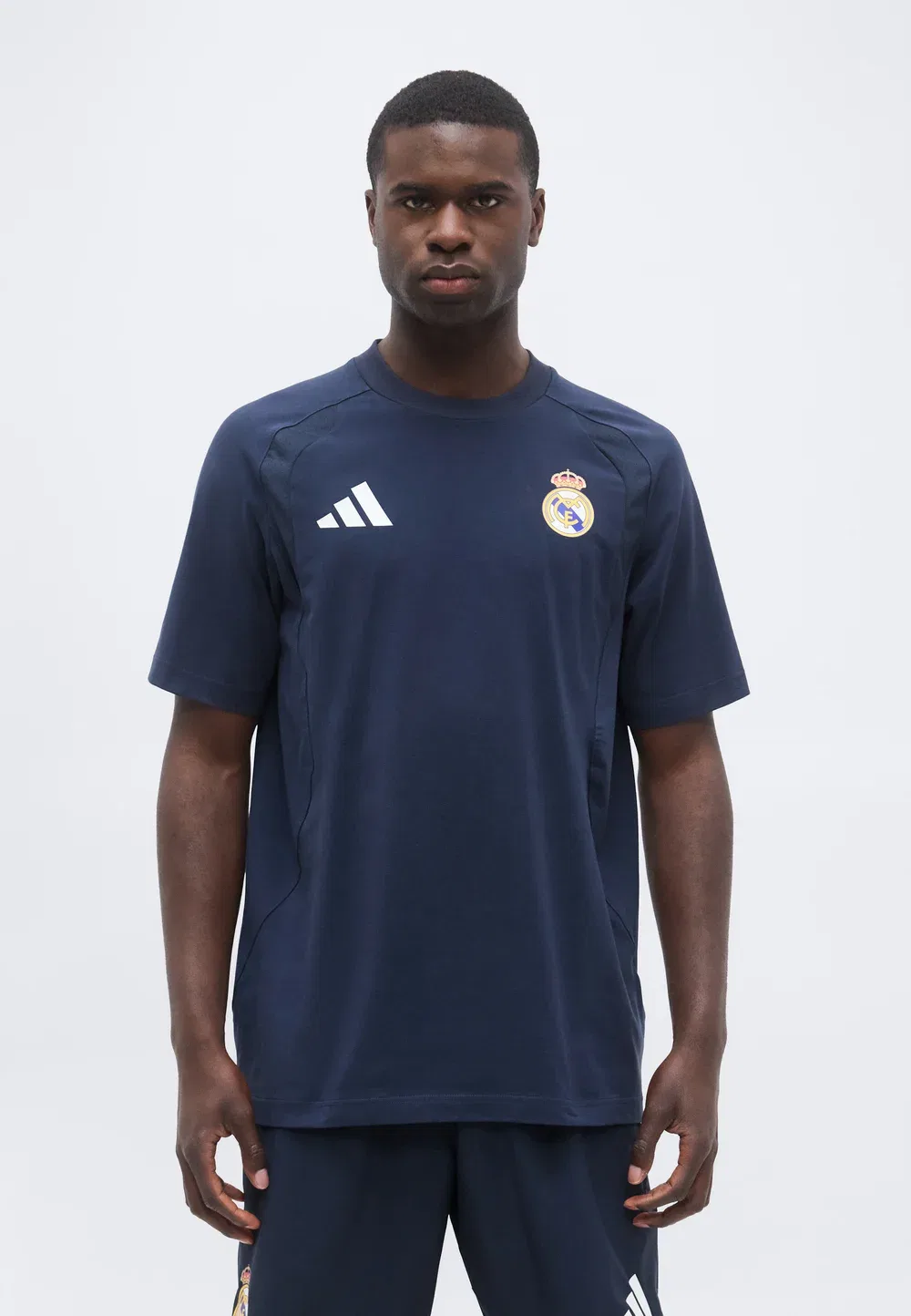 Футболка Real Madrid Tiro Travel Tee - клубная одежда Adidas Performance, Night Navy