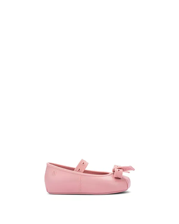 Детские балетки для девочек с бантом Sophie Crush Mini Melissa, розовый — фото 2