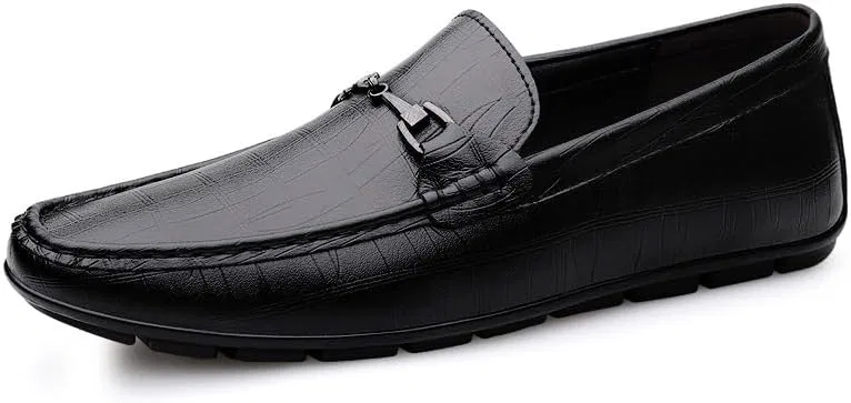 Лоферы из PU-кожи мужские, Driving Style, Black PUGHGAETZF