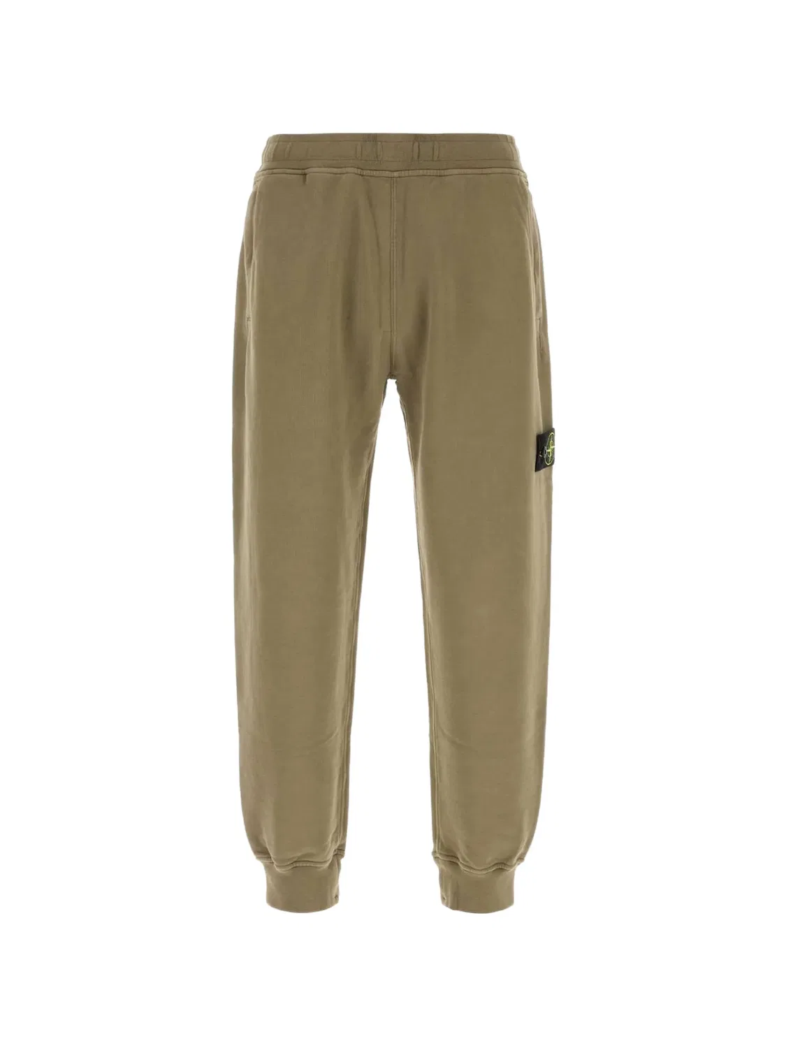 Брюки 6200012 из органического хлопка с начесом Stone Island, зеленый
