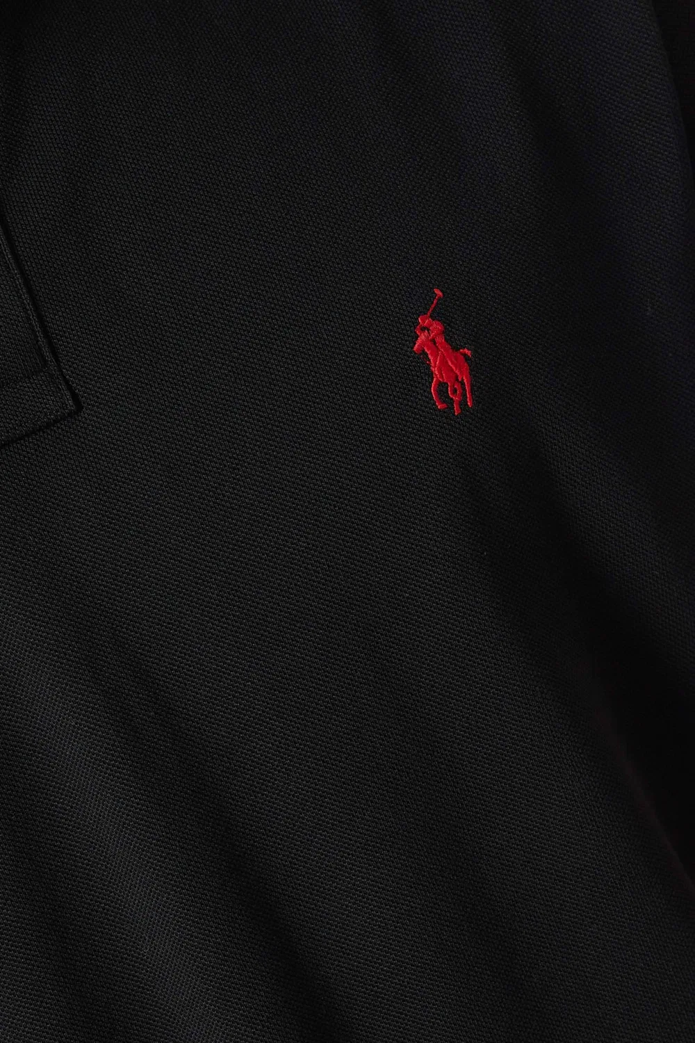 Футболка поло с принтом логотипа Polo Ralph Lauren, черный — фото 4