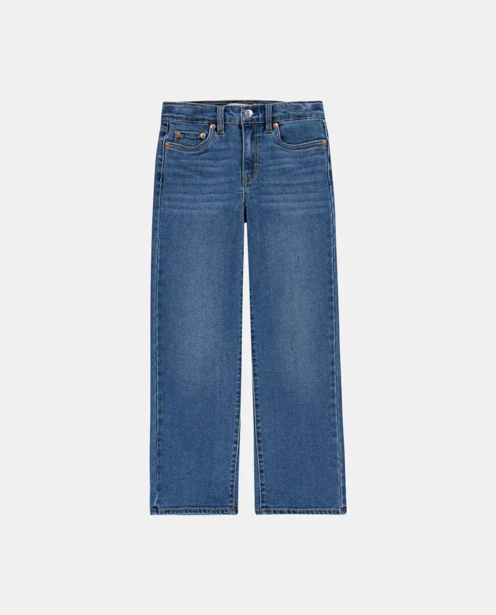 Детские джинсы для девочек с широкой штаниной Levi's, Azul