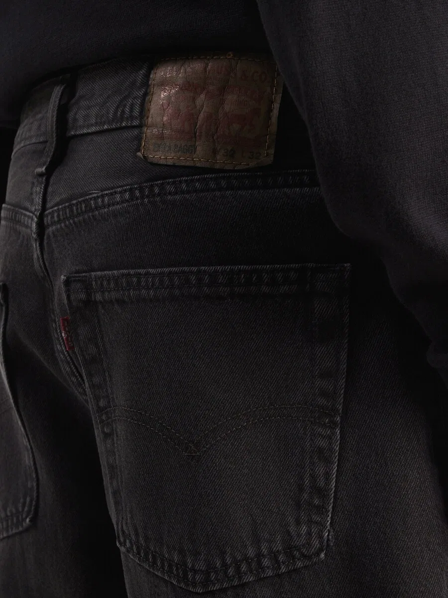 Джинсы LEVI'S Baggy Jeans 'Extra Baggy Jeans' из черного денима — фото 2