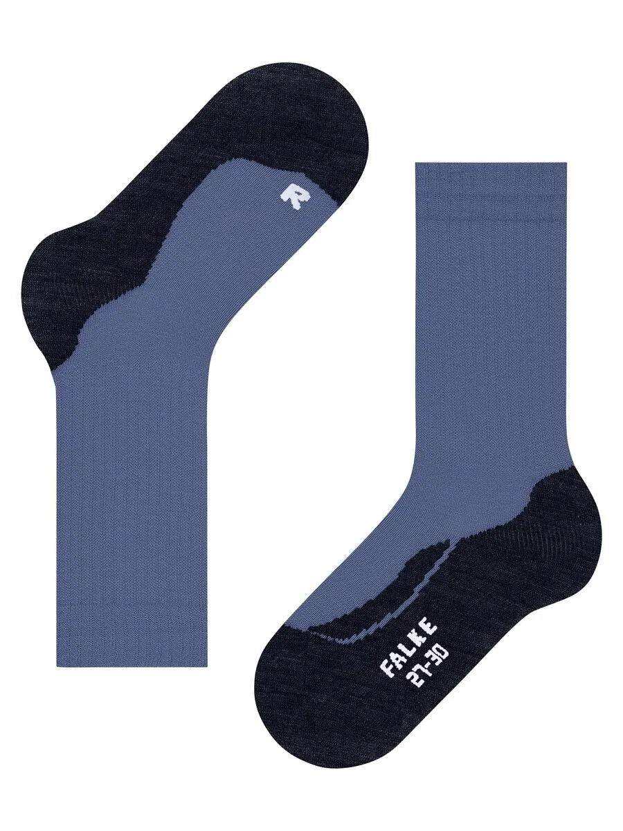 Носки FALKE 'Active Warm' дымчато-голубого цвета — фото 4