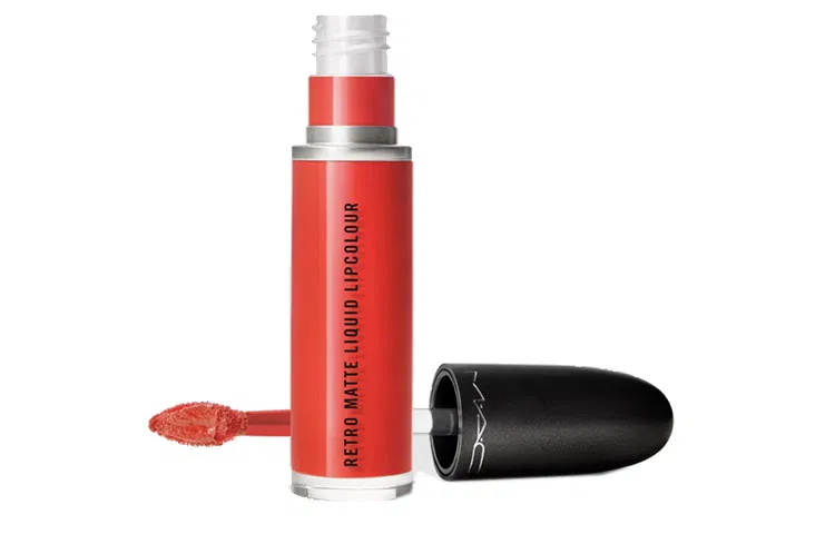 Женская матовая жидкая помада Quite The Standout Bright Orange Red MAC, 5 мл