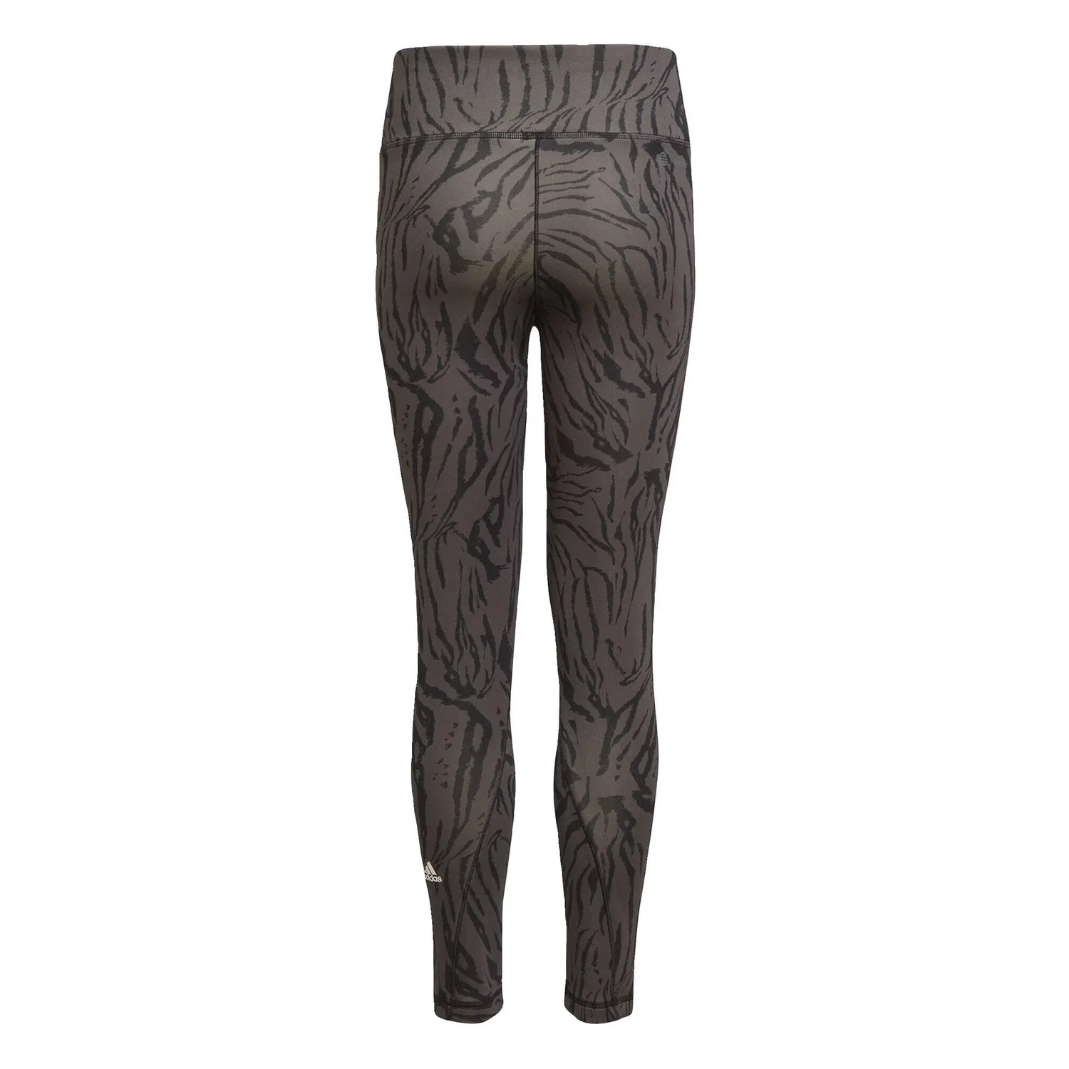 Детские леггинсы с принтом Optime AEROREADY Sport Icon Animal Print Adidas, Schwarz — фото 4