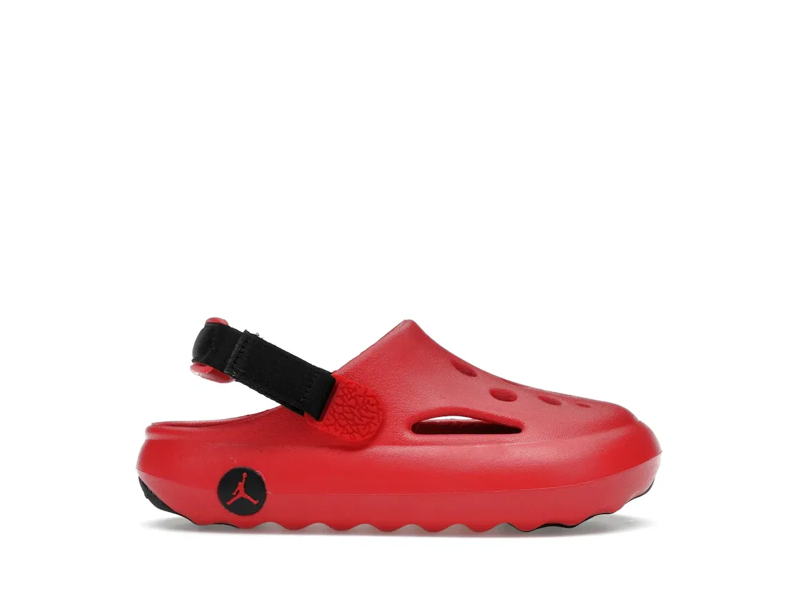 Детские шлепанцы с принтом Jordan Hydrip Jordan, University Red/Black