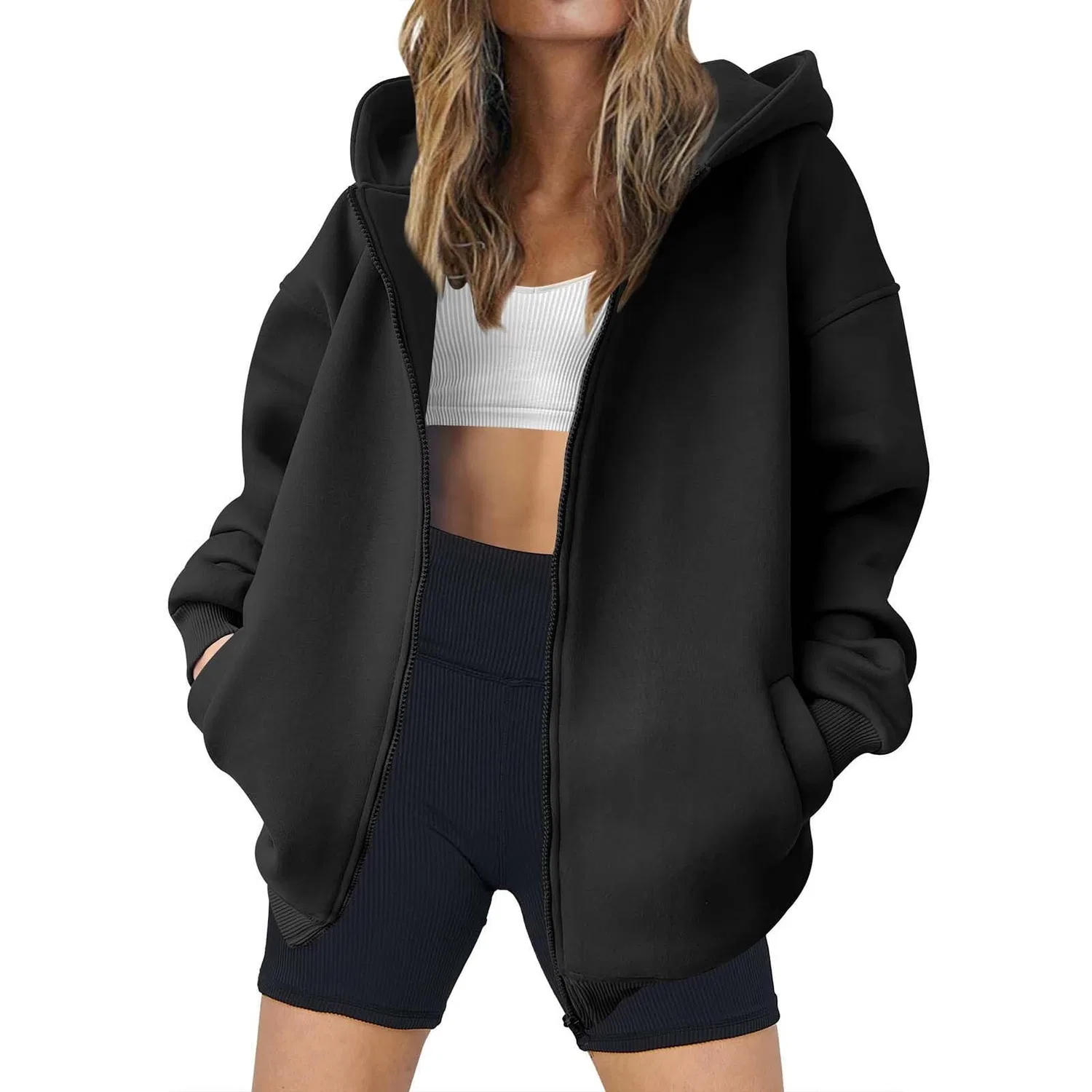 Женская зимняя куртка с капюшоном, длинная, на подкладке, Waterproof Jackets, Nero — фото 4