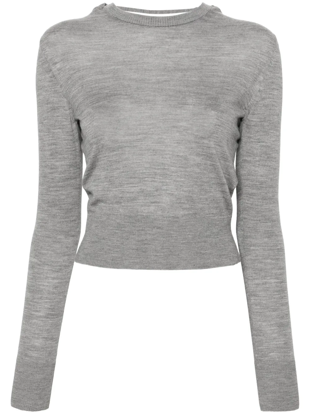 

Джемпер Le Pull Rica с шарфом JACQUEMUS, серый