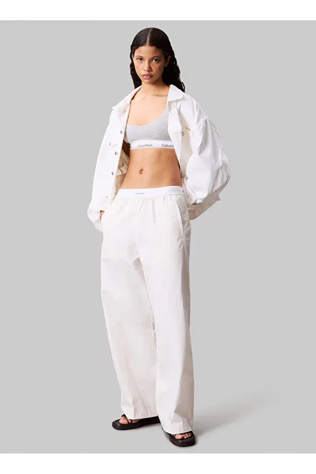 Женские брюки широкие Calvin Klein, White