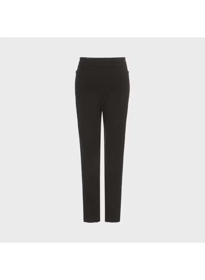 Брюки мягкие облегающие Zara, черный — фото 3