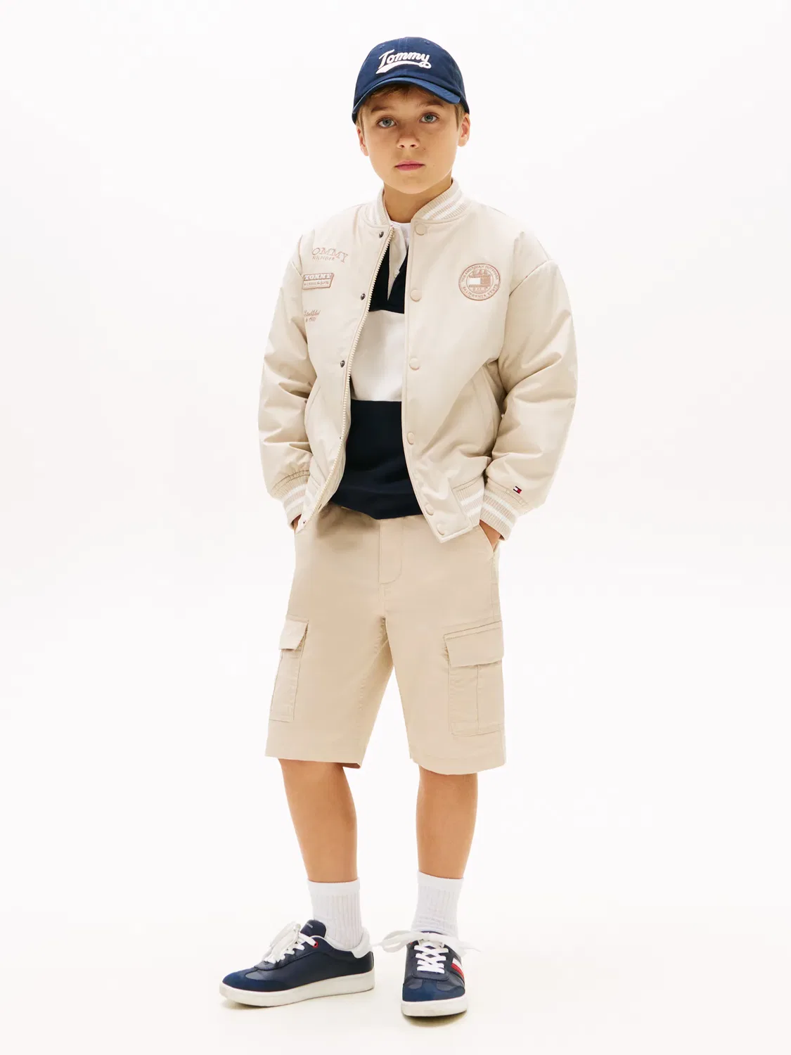 Детские шорты-карго для мальчиков Tommy Hilfiger, Marrón