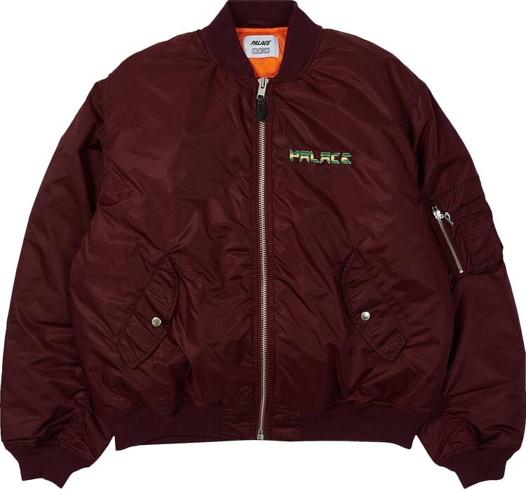

Куртка Palace x Pez Pezman MA1 Jacket 'Burgundy', красный