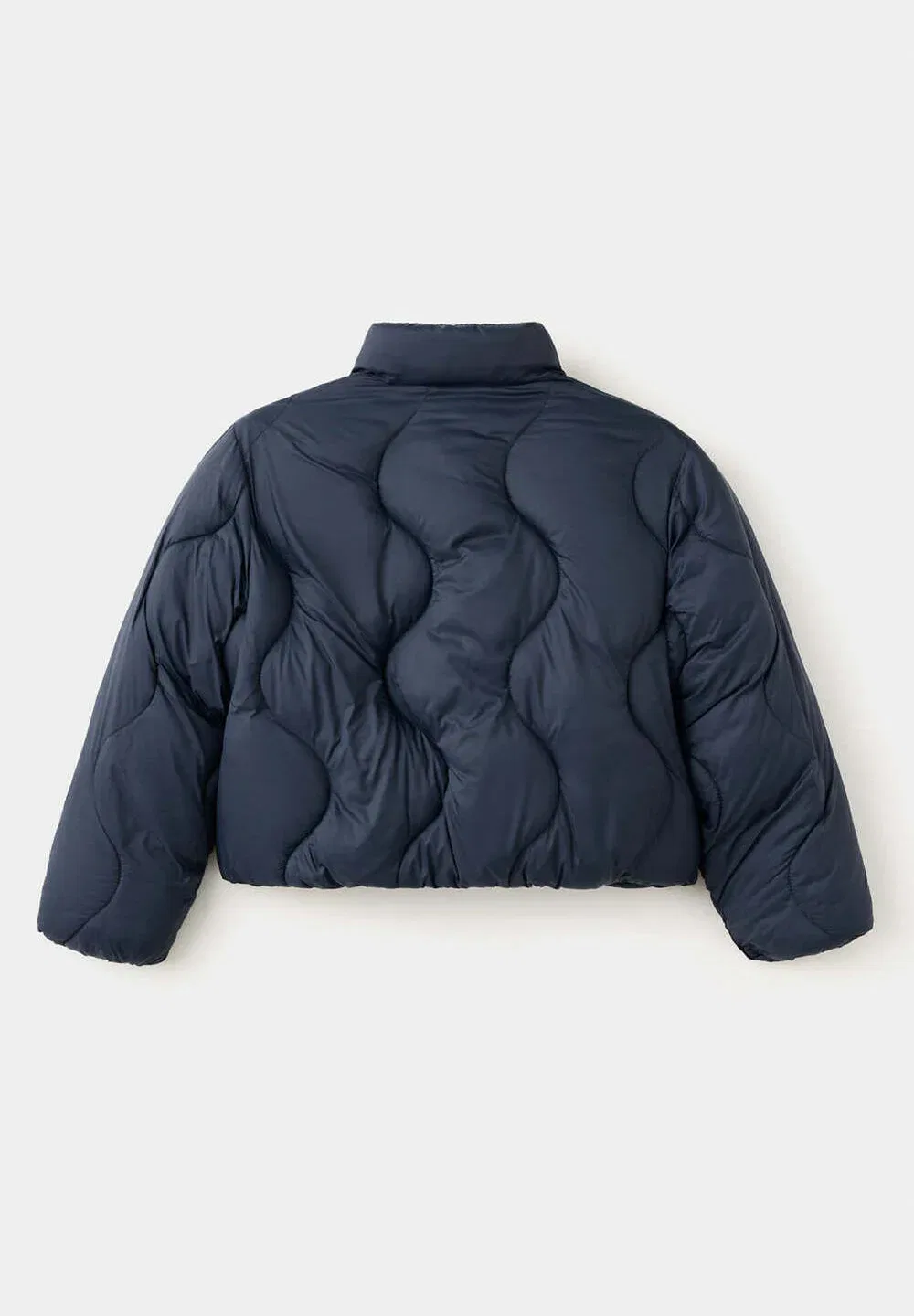Детская зимняя куртка Mango Kids, Navy — фото 2