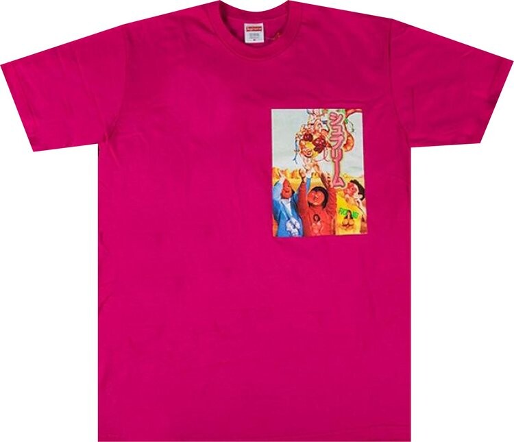 Футболка Supreme Sekintani La Norihiro Tee 'Hot Pink', розовый — фото 2