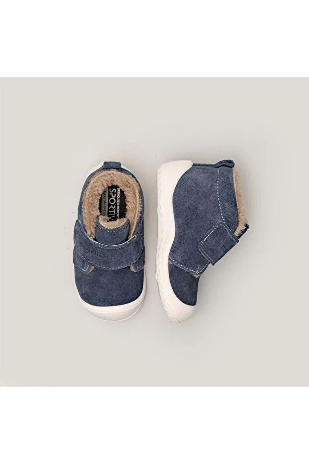Детские ботинки для девочек плюшевые Merli&Rose, Jeans