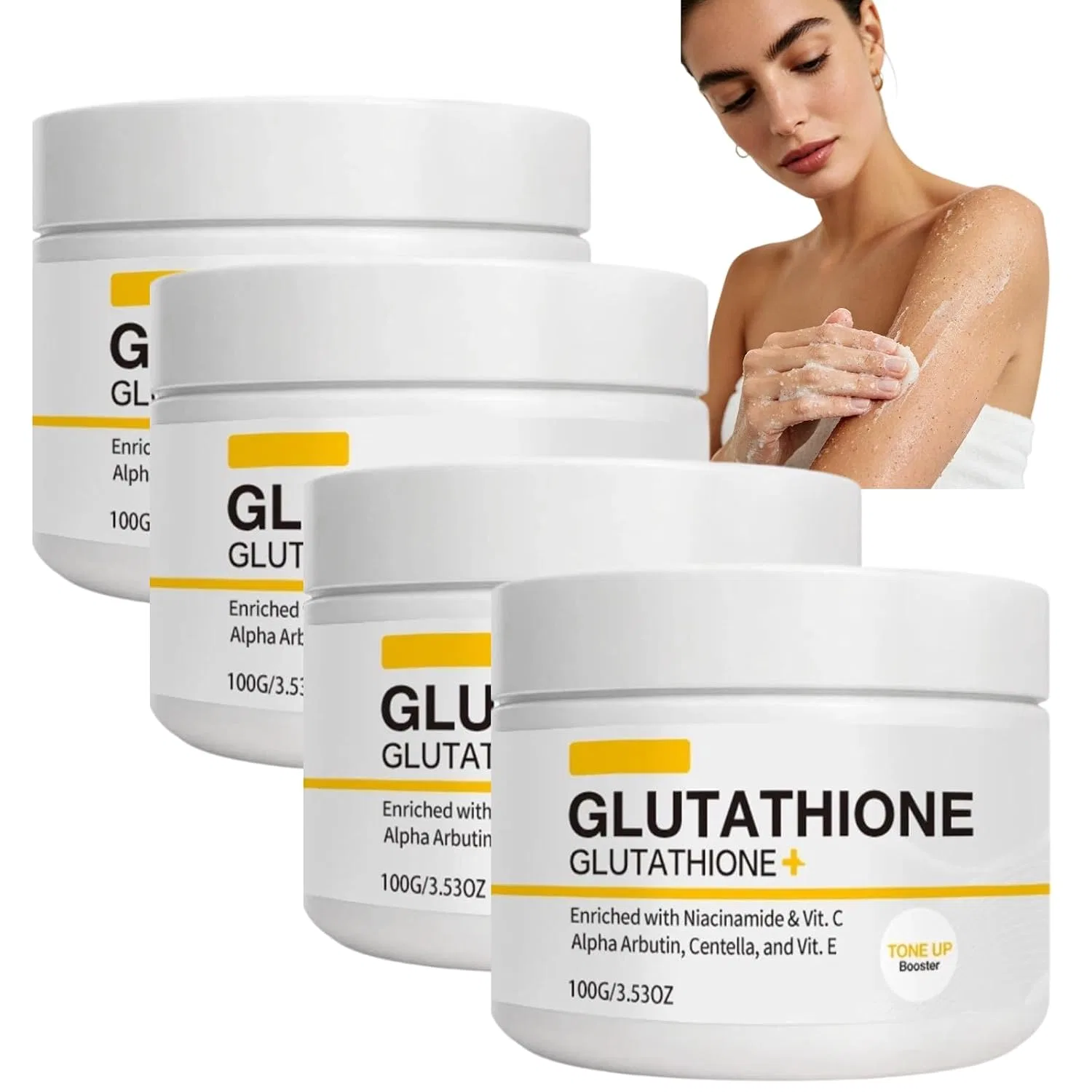 Скраб для тела Glutathion-Körperpeeling, SURDVAS, 4 шт, 100 г