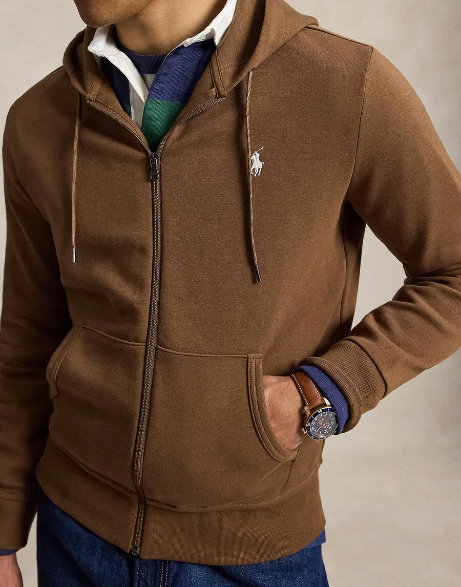 Худи на молнии Polo Ralph Lauren в цвете Umbra — фото 3