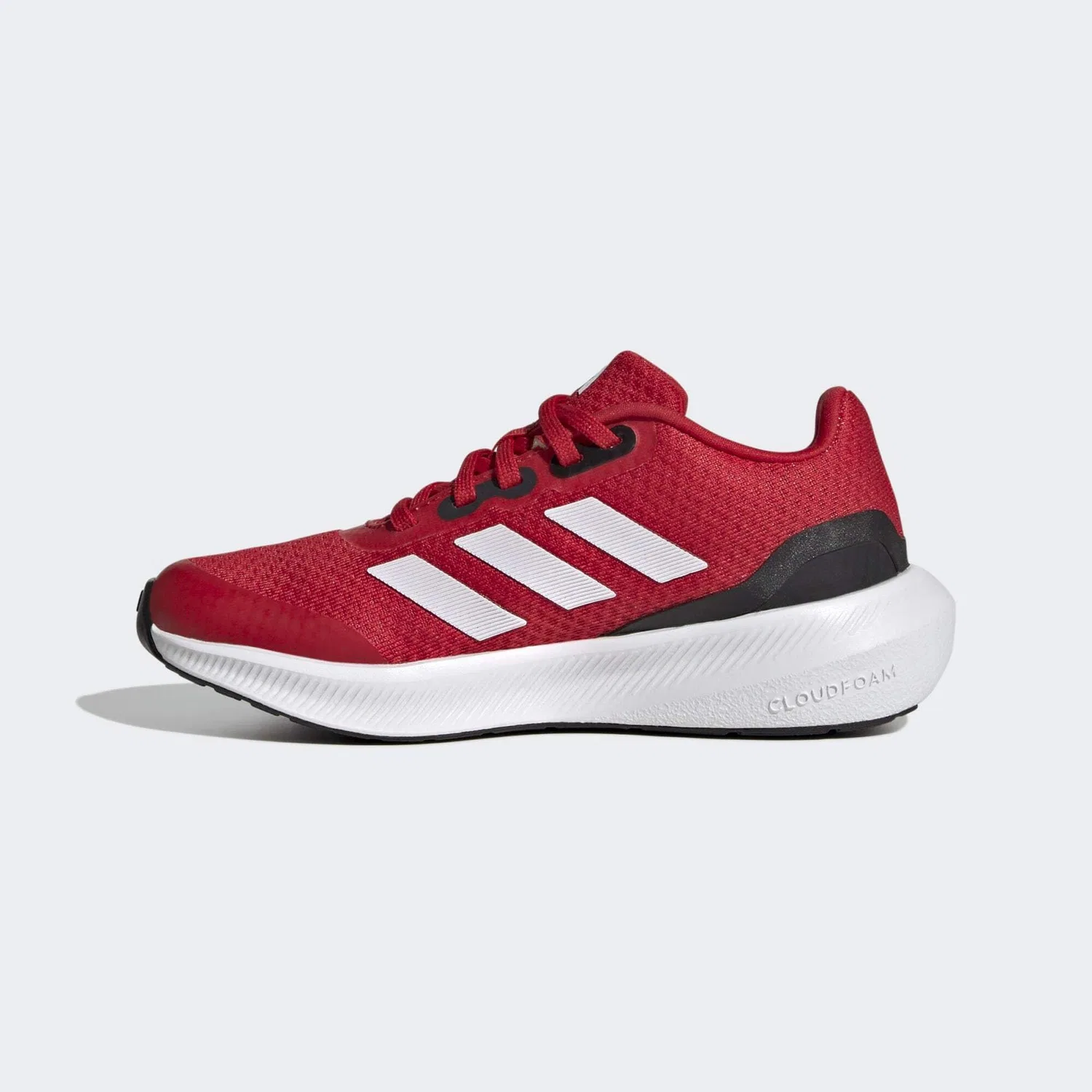 Детские кроссовки для мальчиков с легкой конструкцией Runfalcon 3.0k Adidas, Better Scarlet Ftwr White Core Black — фото 2