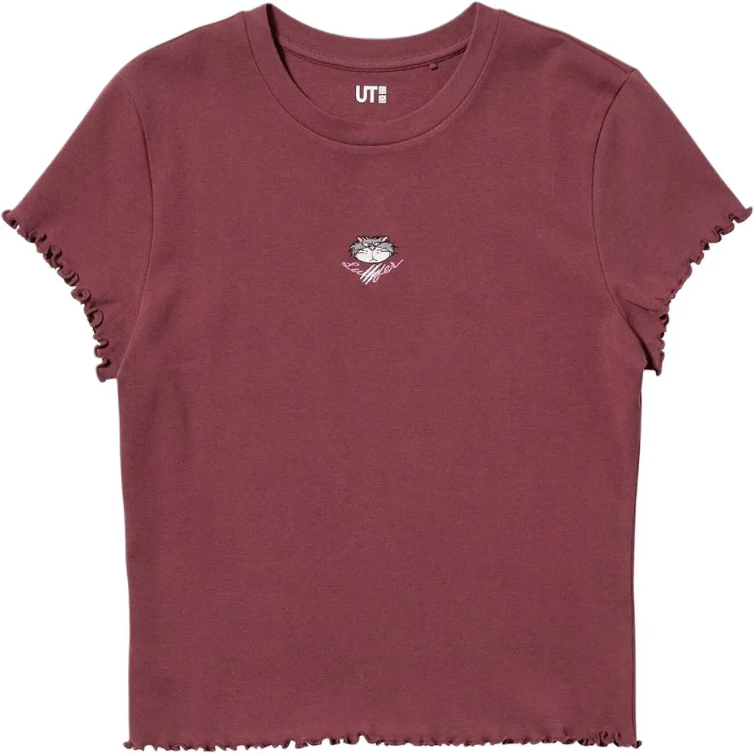 Футболка с принтом Disney, SS26, UNIQLO, Dark Red