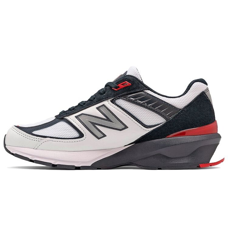 Кроссовки New Balance 990v5, белый/красный/темно-синий — фото 4