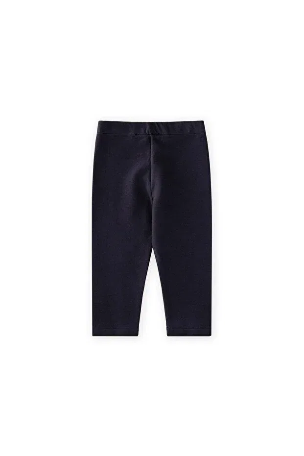 Детские леггинсы для девочек с начесом Cigit, Navy Blue — фото 2