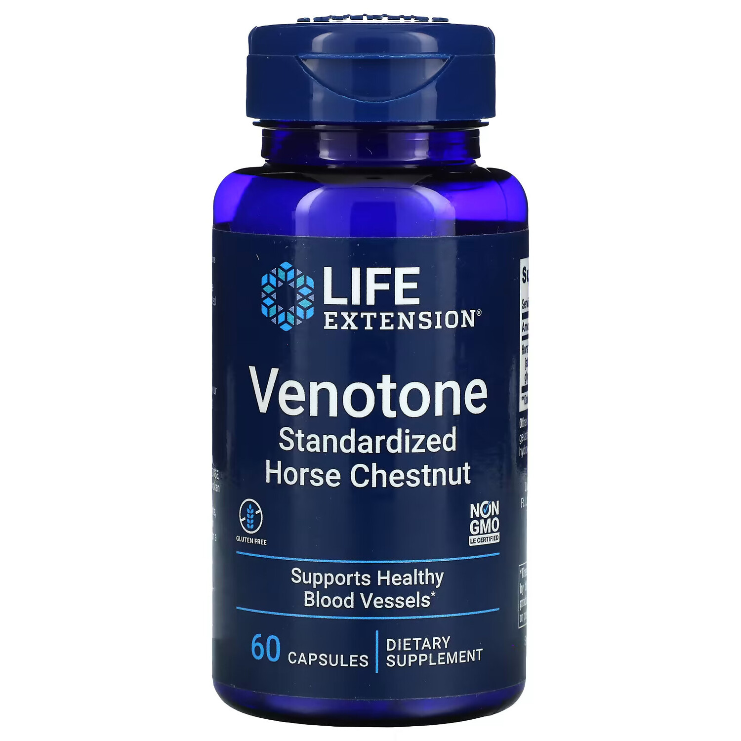 

Life Extension, Venotone, стандартизированный экстракт конского каштана, 60 капсул