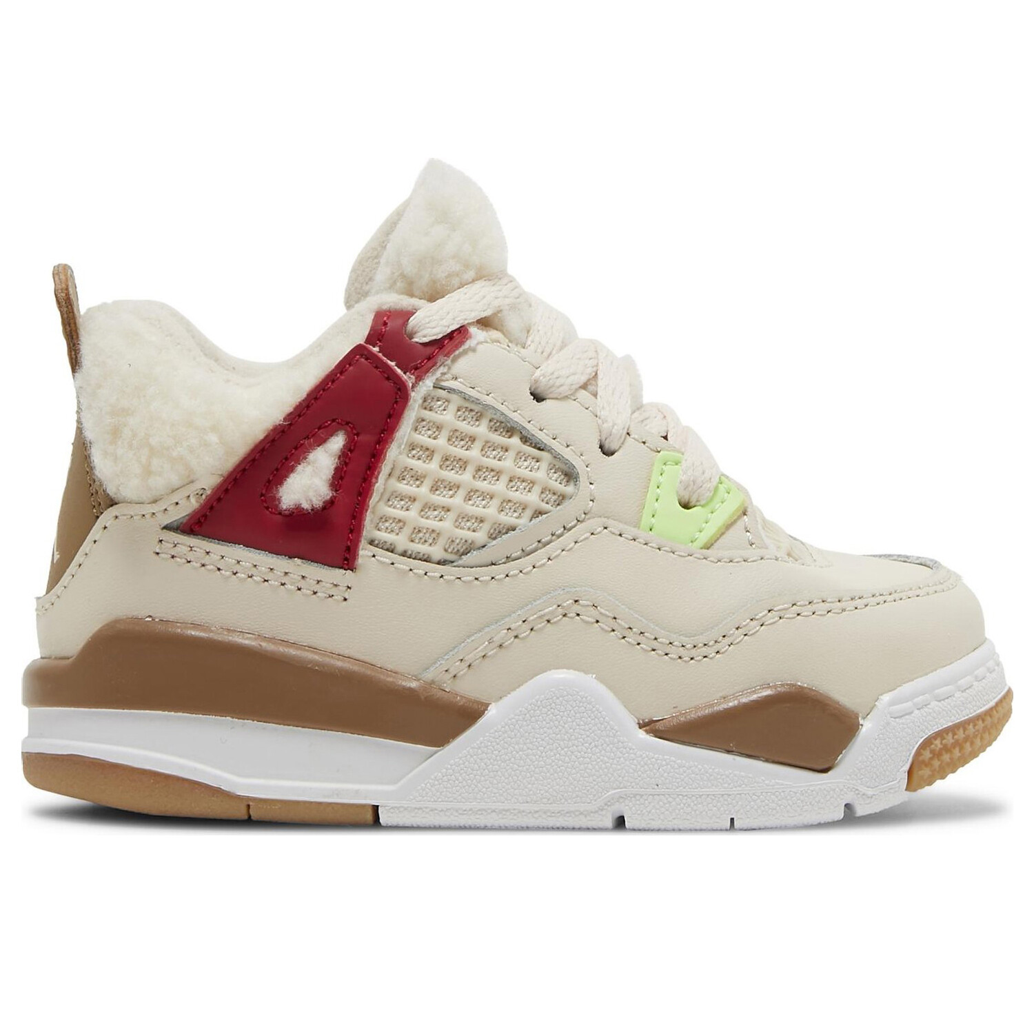 

Кроссовки Air Jordan 4 Retro TD 'Wild Things', Кремовый