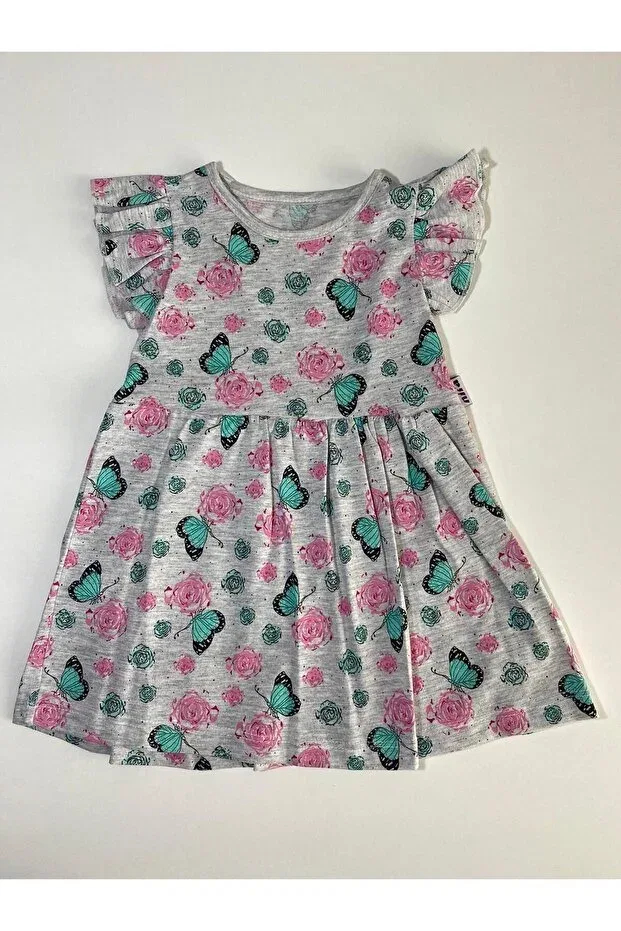 Детское платье для девочек хлопковое Butterfly Nira Kids, Gray