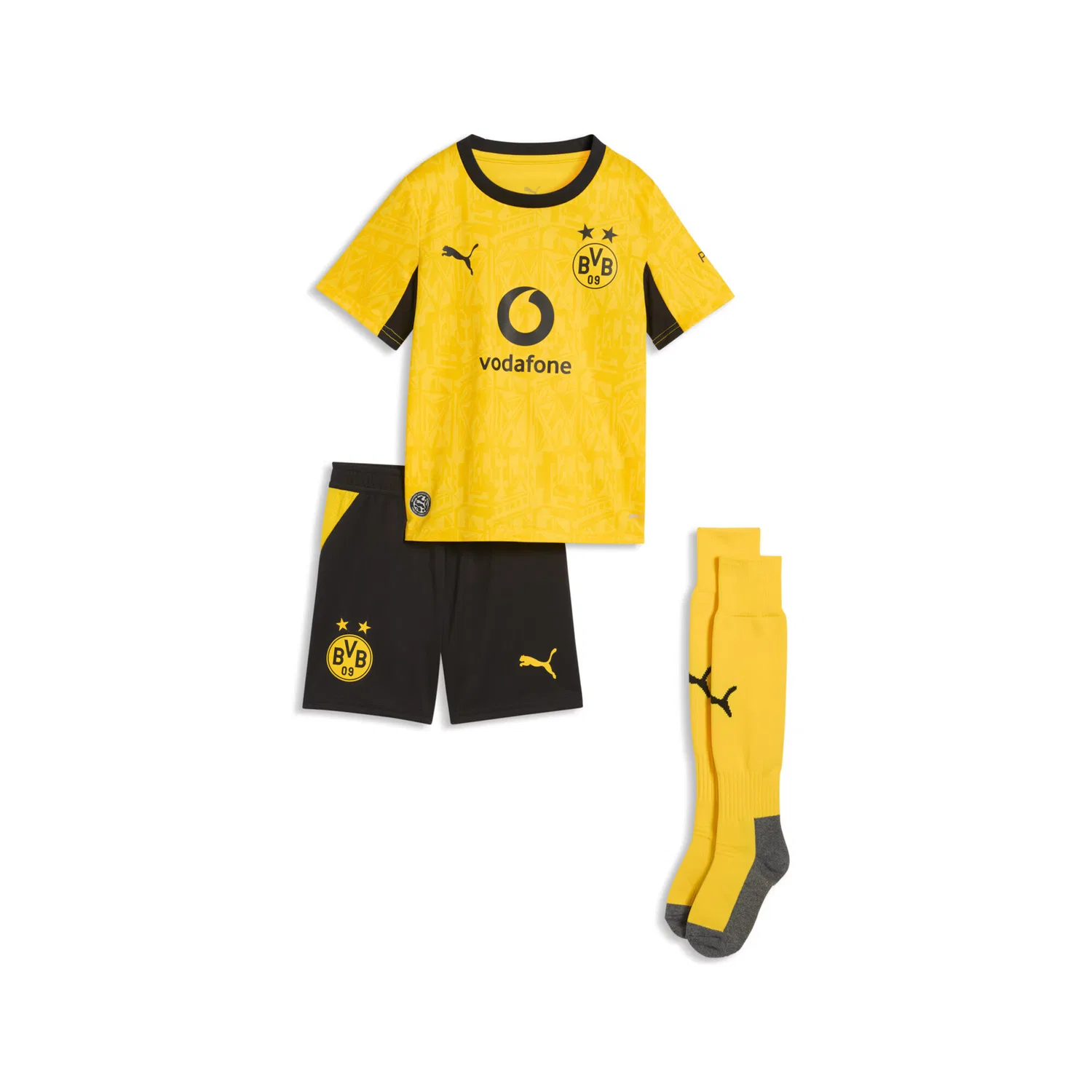 Спортивный костюм Puma Regular fit Borussia Dortmund желтого цвета