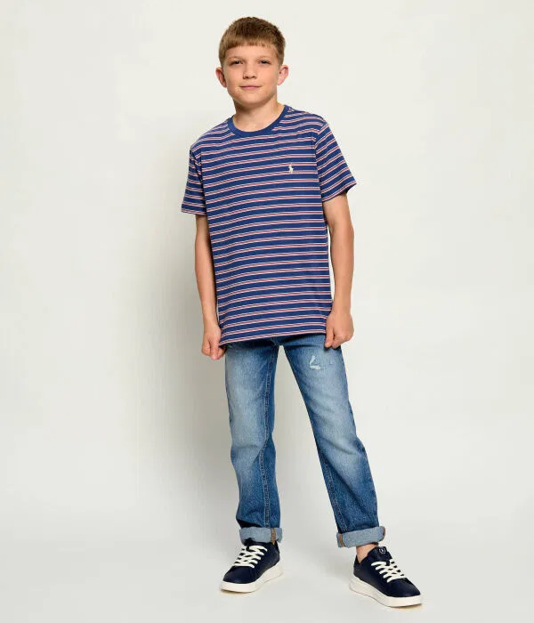 Детская футболка Polo Ralph Lauren, Blu Marino — фото 2