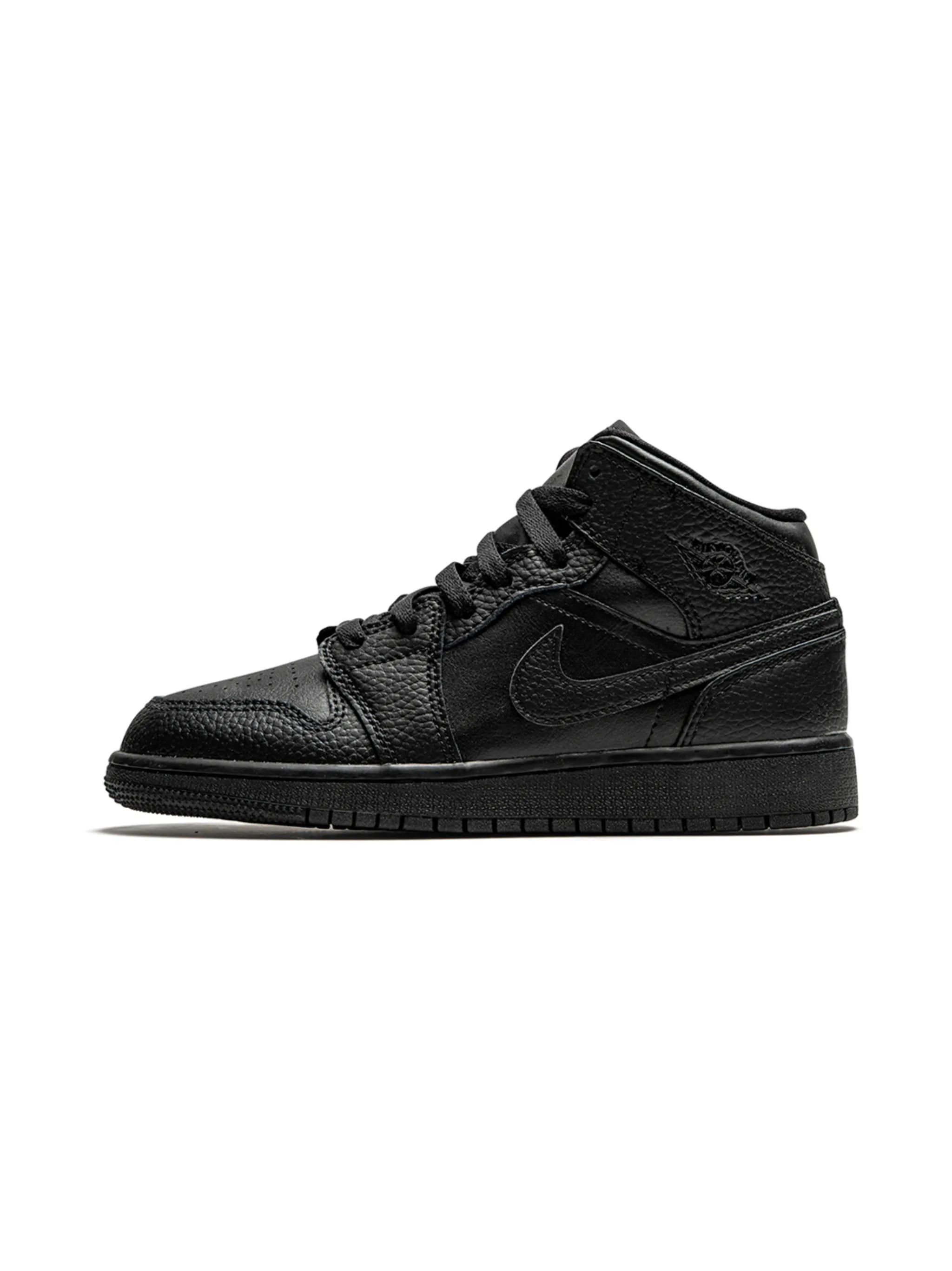 Кроссовки Air Jordan 1 MID GS Jordan Kids, черный — фото 2
