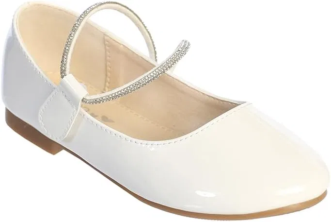 Детские туфли для девочек с принтом iGirlDress, White