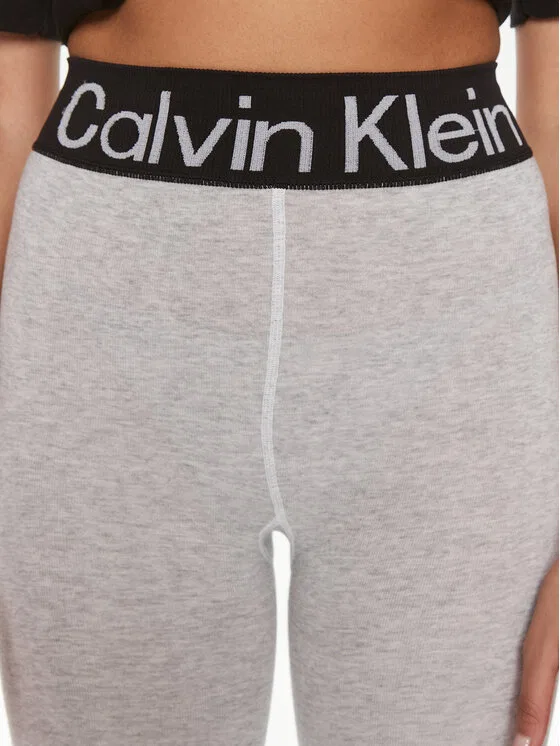 Легинсы slim fit Calvin Klein, серый — фото 4