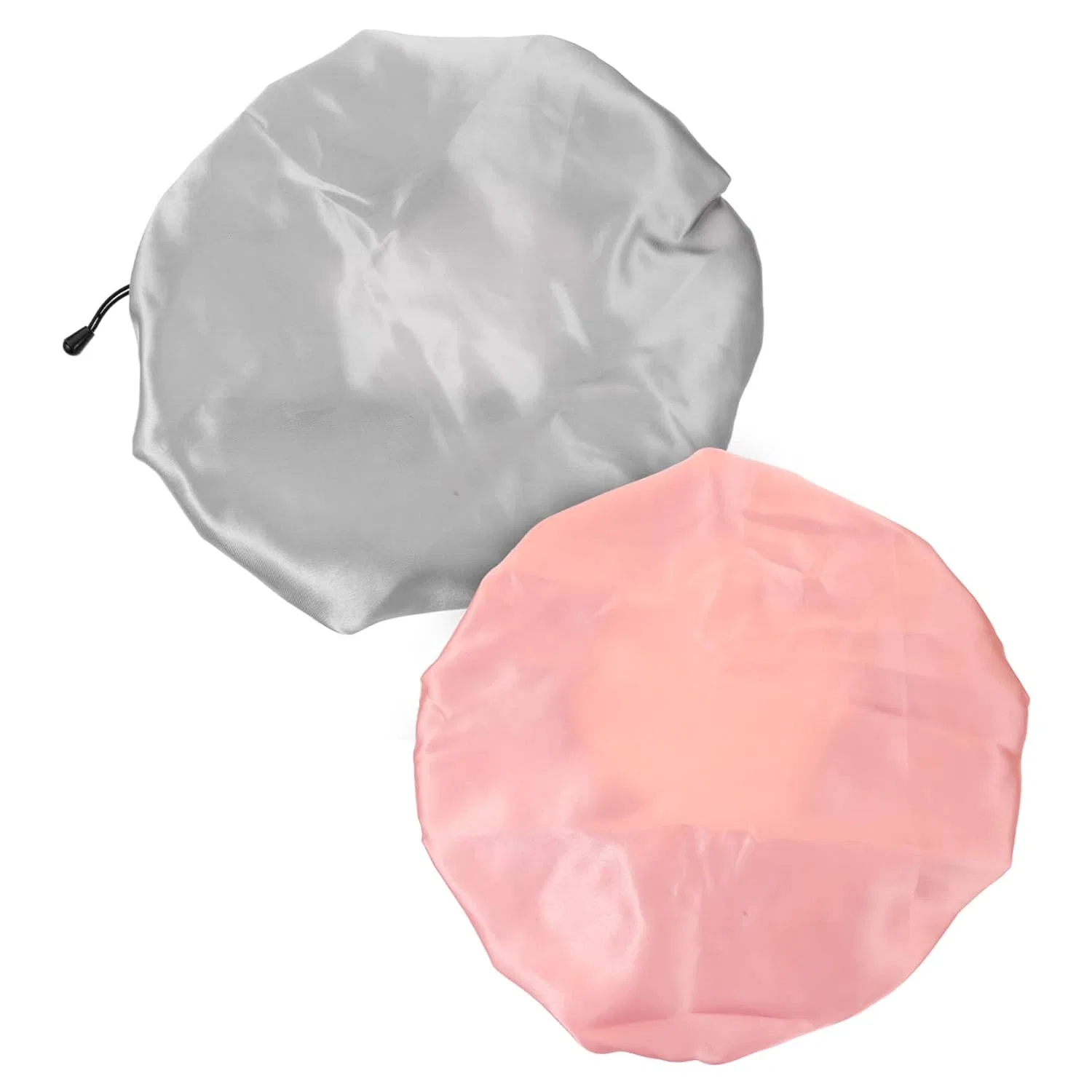 Набор шапочек для душа 6 шт, Satin, Housoutil, 34x34 см, Pink Grey — фото 2