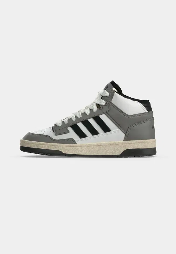 Кроссовки Rapid Court Mid унисекс для тренировок Adidas Performance, белый/черный/серый — фото 2
