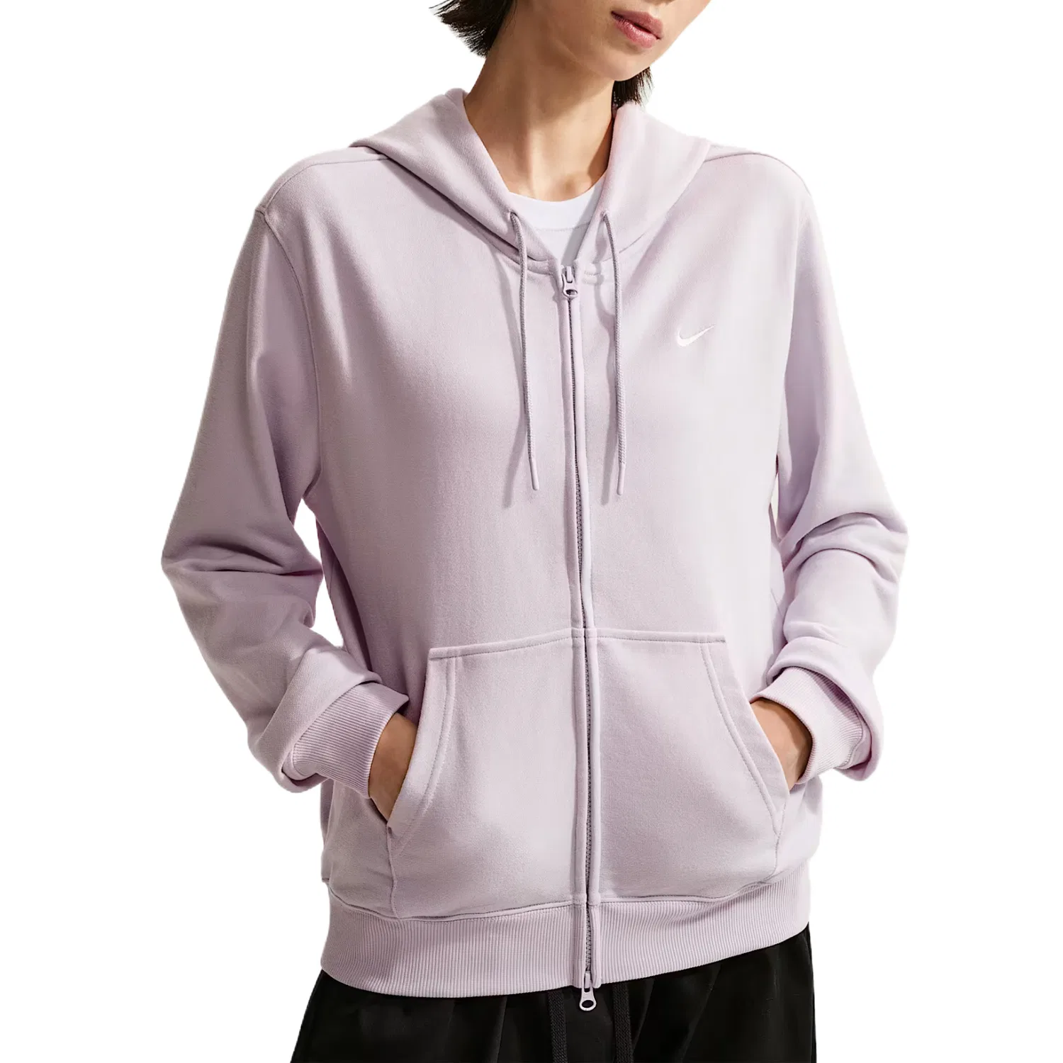 Женский худи с капюшоном Nike, Lilac/Sail White