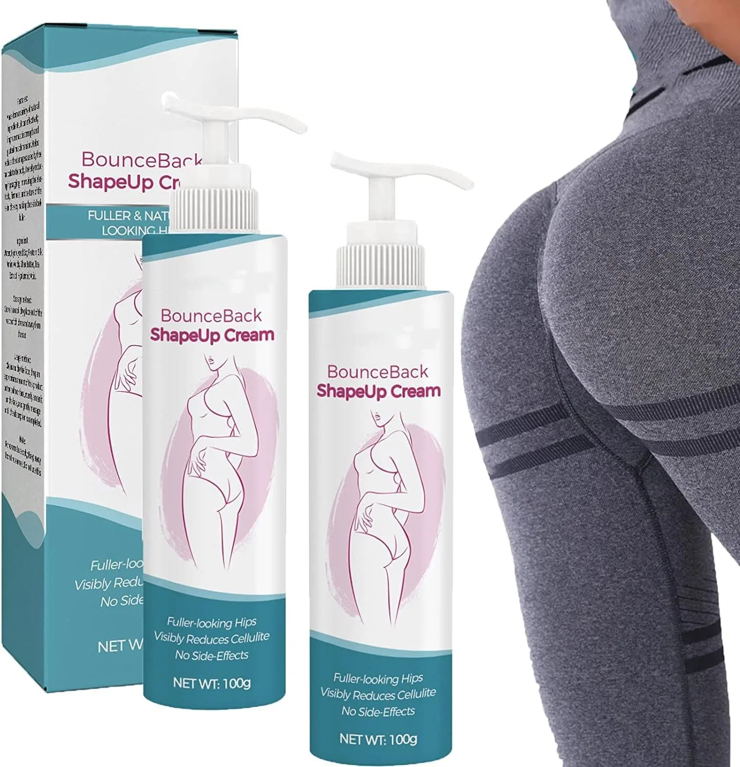 Крем для тела моделирующий Curvify Bounceback, DUBUSH, 120 г, 2 Pieces
