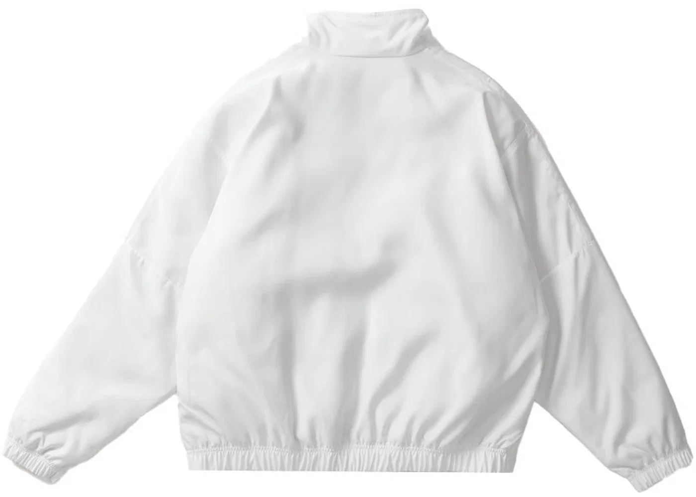 Детская куртка с сатиновой отделкой Nike Sportswear Solo Swoosh Satin Jacket, White — фото 2