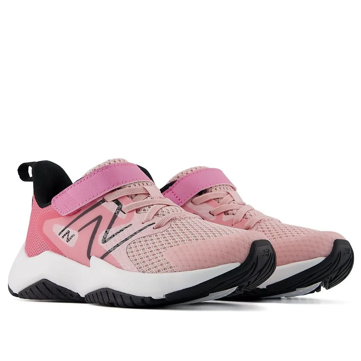 Детские кроссовки RAV v2 Hook & Loop 'Pink Chalk Signal Pink Pink Eraser' New Balance, Pink Chalk / Signal Pink / Pink Eraser — фото 4
