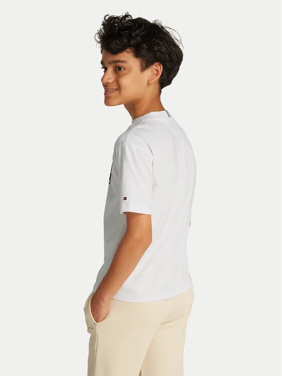 Футболка regular fit Flag Fun Tommy Hilfiger, белый — фото 2