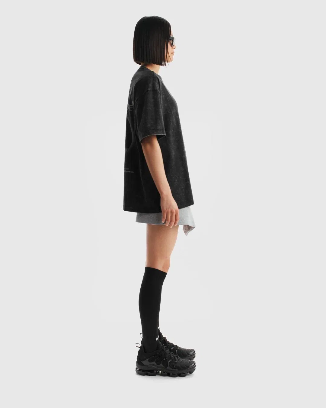 Женская свободная футболка с принтом Nike Sportswear Classic, Black — фото 2